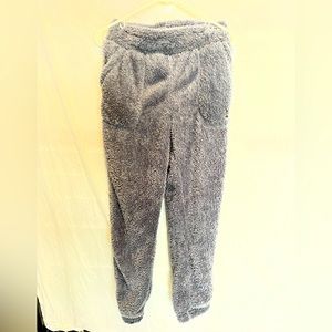Women’s Plush Jogger pants with pockets Size M 7-9 Grey